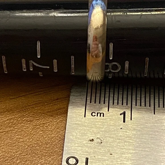 14K solid white gold Band Ring- circle of love brand, 2.6 g, size 7.75 - Picture 4 of 7